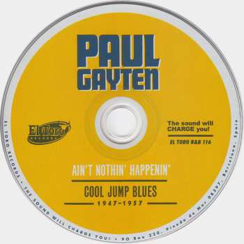 CD Paul Gayten: Ain’t Nothin’ Happenin’ (Cool Jump Blues 1947–1957)