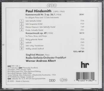 5CD/Dobozkészlet Paul Hindemith: Complete Orchestral Works 2