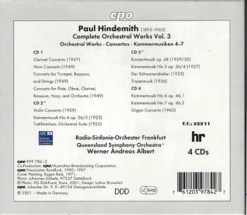 4CD/Dobozkészlet Paul Hindemith: Complete Orchestral Works 3