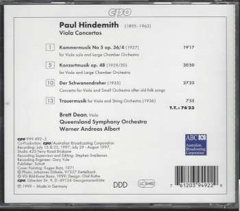 4CD/Dobozkészlet Paul Hindemith: Complete Orchestral Works 3