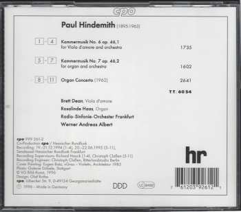 4CD/Dobozkészlet Paul Hindemith: Complete Orchestral Works 3