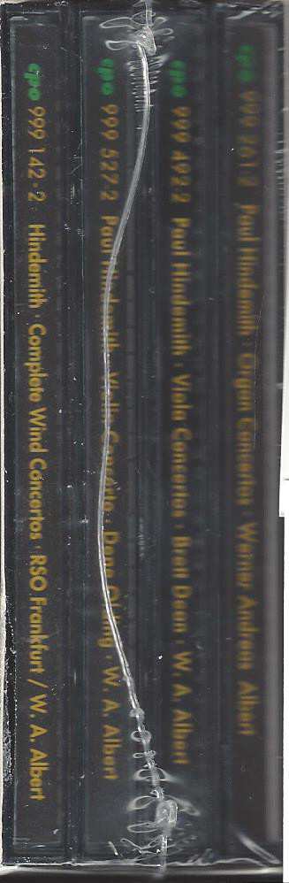 4CD/Dobozkészlet Paul Hindemith: Complete Orchestral Works 3