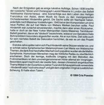 CD Paul Hindemith: Mathis Der Maler Symphony, Nobilissima Visione, Symphonic Metamorphosis