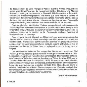 CD Paul Hindemith: Mathis Der Maler Symphony, Nobilissima Visione, Symphonic Metamorphosis