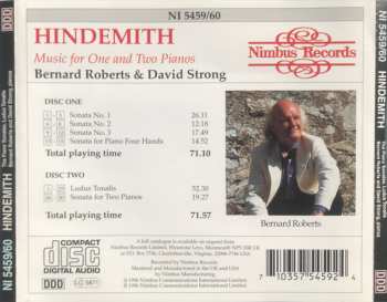 2CD Paul Hindemith: Music For One And Two Pianos