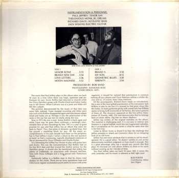 CD Paul Jeffrey: Watershed