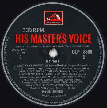 LP Paul Jones: My Way