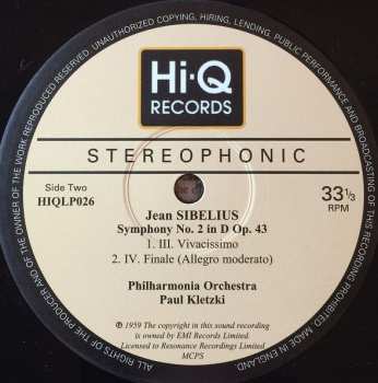 LP Paul Kletzki: Symphony No.2 In D Major