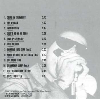 CD Paul Lamb & The King Snakes: Shifting Into Gear