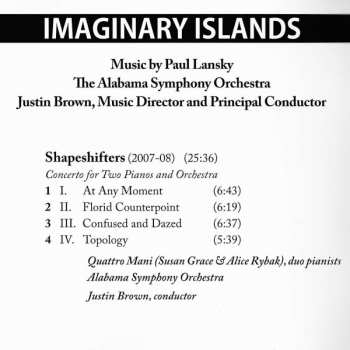 CD Paul Lansky: Imaginary Islands