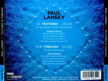 CD Paul Lansky: Textures & Threads