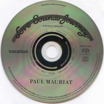 SACD Paul Mauriat: Love Sounds Journey & Bonus Tracks