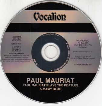 CD Le Grand Orchestre De Paul Mauriat: Plays The Beatles & Mamy Blue