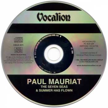 CD Paul Mauriat: The Seven Seas / Summer Has Flown