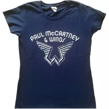 Női Póló Wings Logo Paul Mccartney 