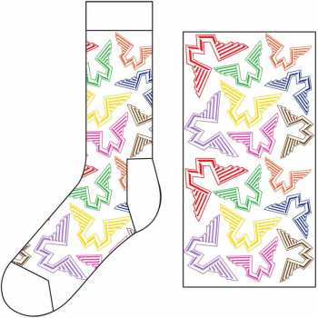 Merch Paul McCartney: Kotníkové Ponožky Wings Logo Paul Mccartneys  42 - 47