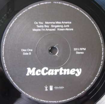 2LP Paul McCartney: McCartney