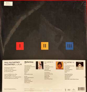 3LP/Dobozkészlet Paul McCartney: McCartney I II III LTD