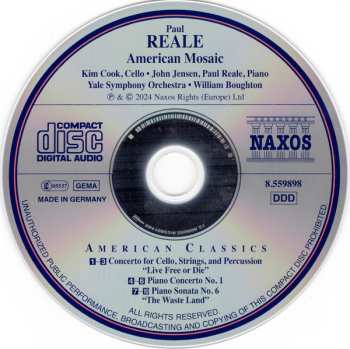 CD William Boughton: American Mosaic