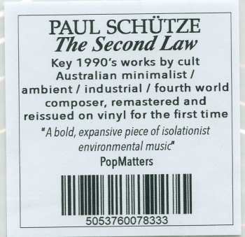 LP Paul Schütze: The Second Law LTD | CLR
