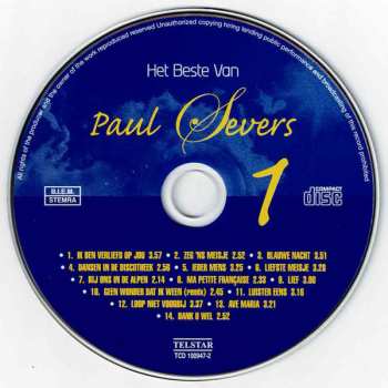 CD Paul Severs: Het Beste Van Paul Severs 1