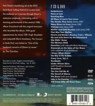 2CD/DVD Paul Simon: The Concert In Hyde Park