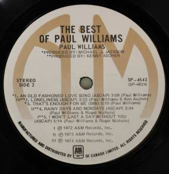 LP Paul Williams: The Best Of Paul Williams