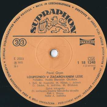 LP Pavel Grym: Loupežníci V Začarovaném Lese