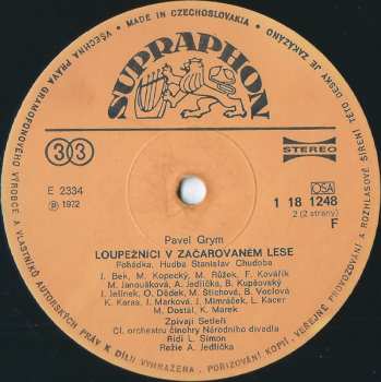 LP Pavel Grym: Loupežníci V Začarovaném Lese