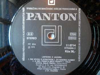 LP Pavel Novák: Lísteček Z Javora