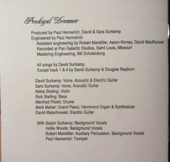 CD Pavlov's Dog: Prodigal Dreamer DIGI