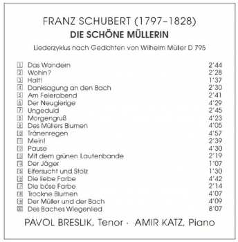 CD Franz Schubert: Die Schöne Müllerin