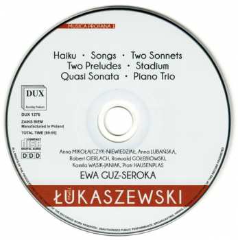 CD Robert Gierlach: Musica Profana 1