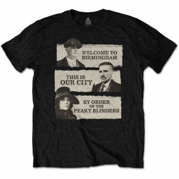 Merch Peaky Blinders: Póló This Is Our City 