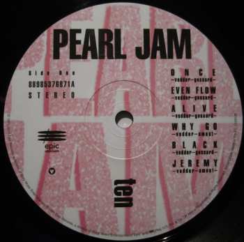 LP Pearl Jam: Ten