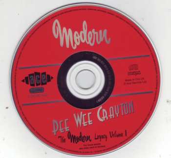 CD Pee Wee Crayton: The Modern Legacy Volume 1