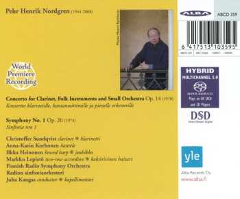 SACD Pehr Henrik Nordgren: Concerto For Clarinet Symphony No. 1