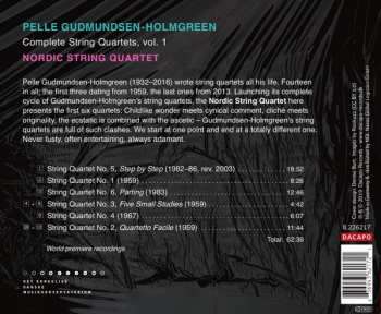 CD Pelle Gudmundsen-Holmgreen: Complete String Quartets, Vol. 1