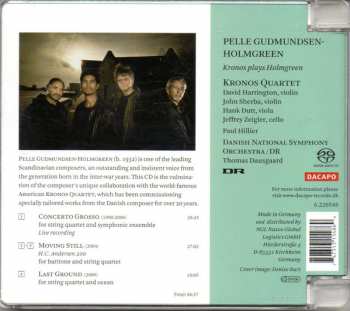 SACD Kronos Quartet: Kronos Plays Holmgreen