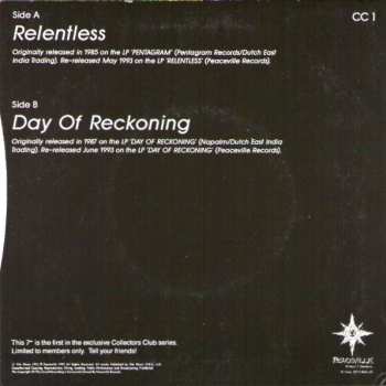 LP Pentagram: Relentless - Clear Vinyl