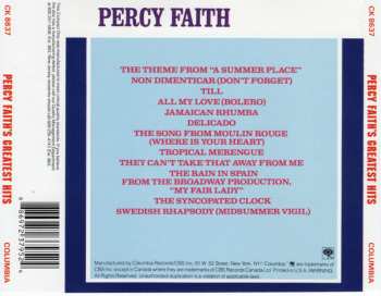 CD Percy Faith & His Orchestra: Percy Faith's Greatest Hits
