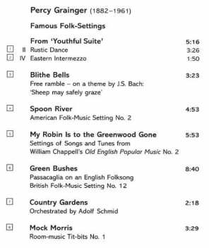 CD Percy Grainger: Famous Folk-Settings