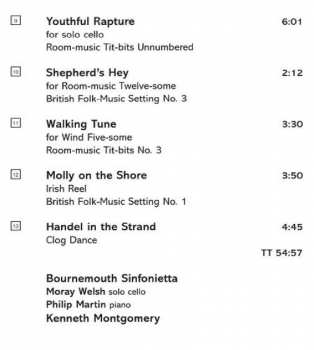 CD Percy Grainger: Famous Folk-Settings