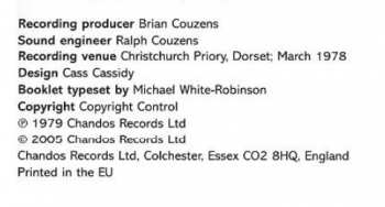 CD Percy Grainger: Famous Folk-Settings