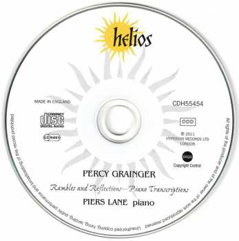 CD Percy Grainger: Rambles And Reflections