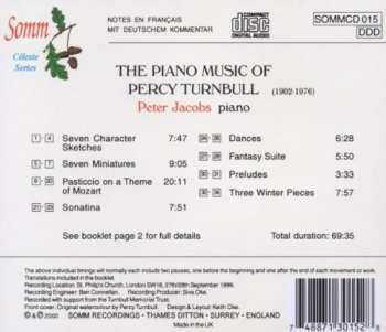 CD Peter Jacobs: The Piano Music Of Percy Turnbull