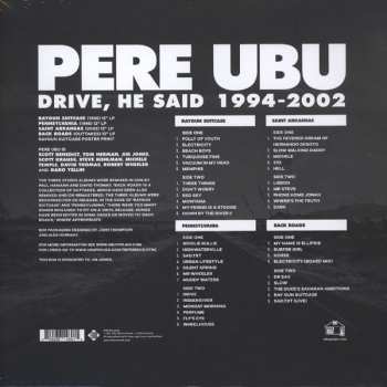 4LP/Dobozkészlet Pere Ubu: Drive, He Said 1994-2002 LTD
