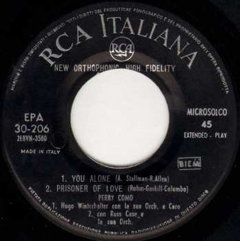 SP Perry Como: Prisoner Of Love