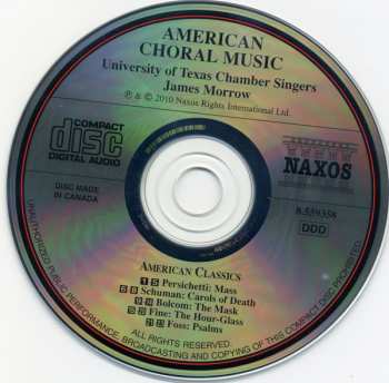 CD Lukas Foss: American Choral Music