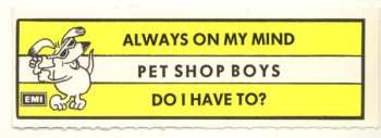 SP Pet Shop Boys: Always On My Mind